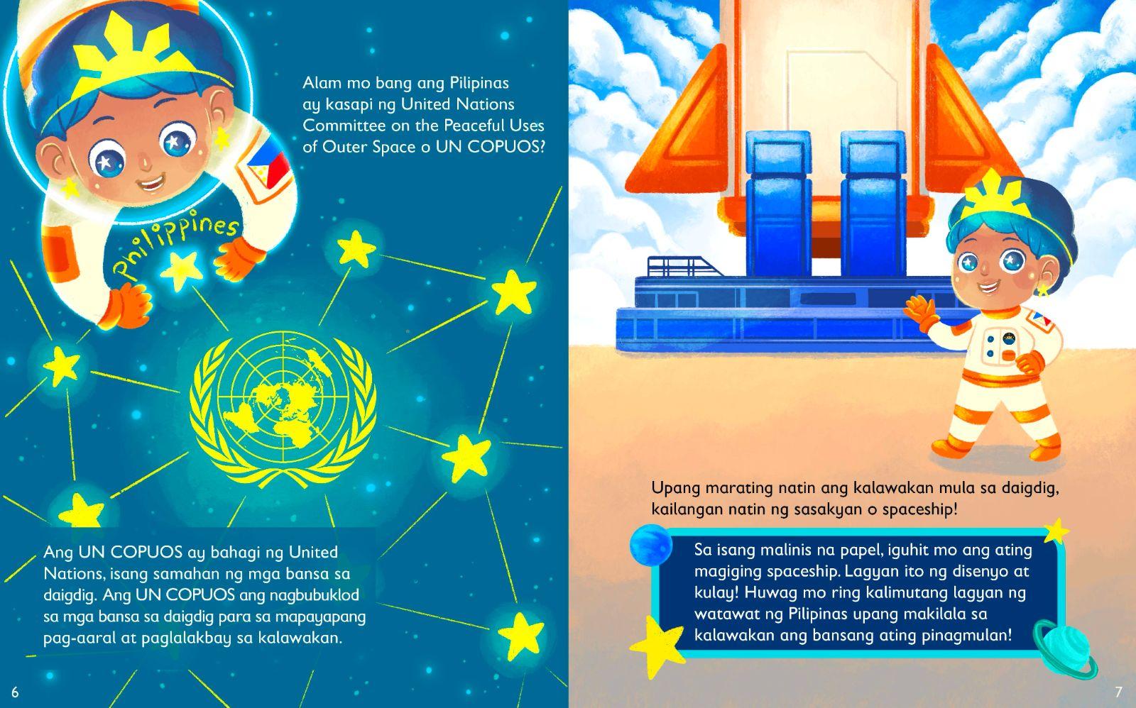 Fictional Pinay astronaut's story now available in six UN Languages