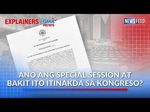 EXPLAINER: What is a special session of Congress?