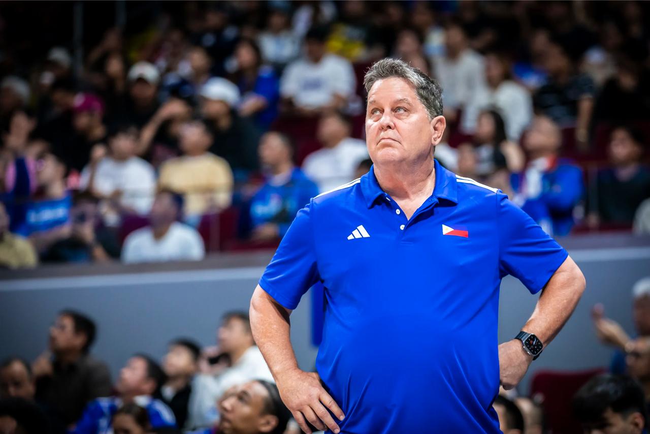 Tim Cone at the FIBA World Cup Asian Qualifiers