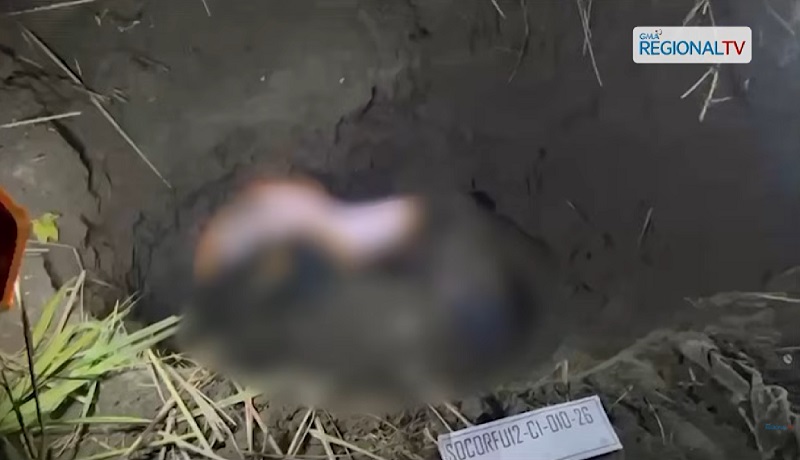 Nawawalang dating OFW, natagpuang patay at inilibing sa mababaw na hukay sa GenSan