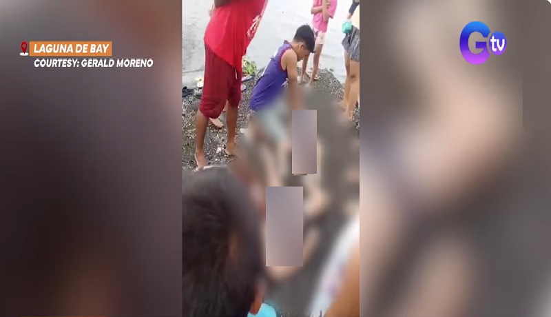 3 menor de edad na nangunguha ng mga kabibe sa Laguna de Bay, nalunod