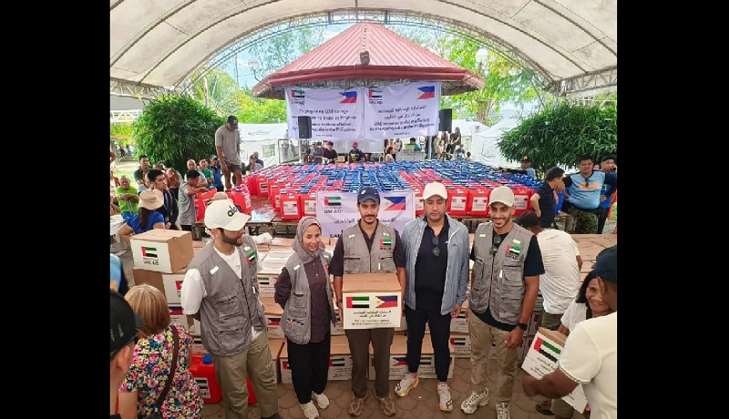 UAE, nagpadala ng tulong sa mga biktima ng lindol sa Mindanao