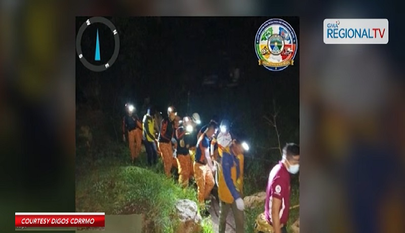 Babaeng mountain climber, nahulog sa bangin nang bumigay ang tinutungtungang bato sa Mt. Apo