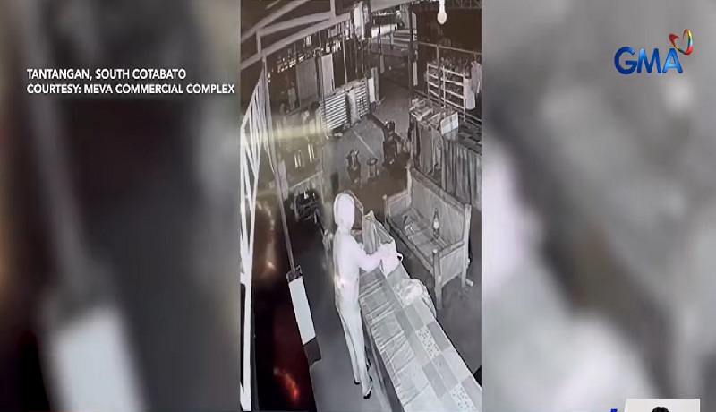 Sanggol na nakasilid sa karton, iniwan sa commercial complex sa South Cotabato