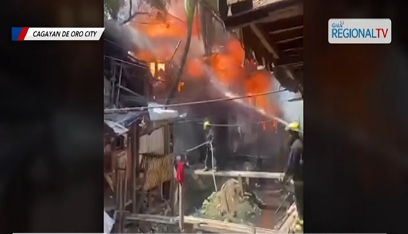 Lalaki, nasawi nang makuryente matapos mahulog sa sapa na may live wire habang may sunog
