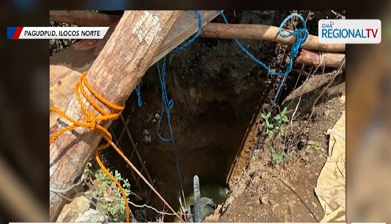 Lalaki, mistulang nalibing nang buhay nang matabunan ng lupa sa hinuhukay na balon sa Ilocos Norte