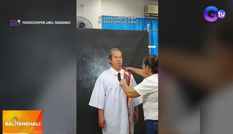 Tatay na tumigil noon sa pag-aaral dahil sa kahirapan, nakapasa na sa ALS 