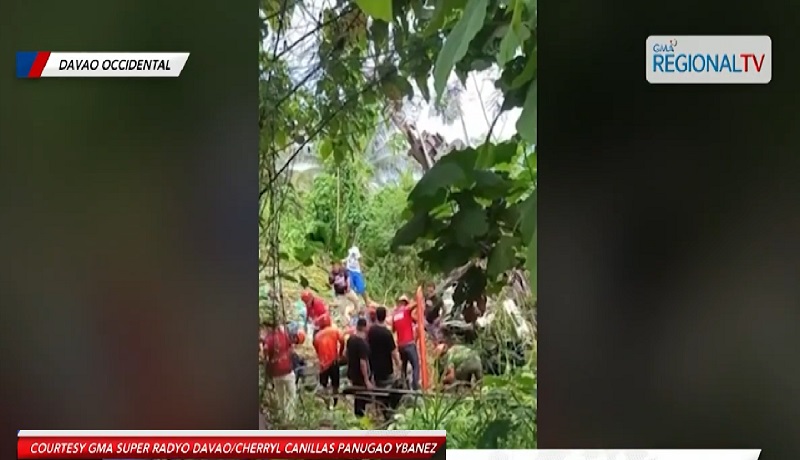 Truck na maghahatid ng relief goods sa mga biktima ng lindol, nahulog sa bangin