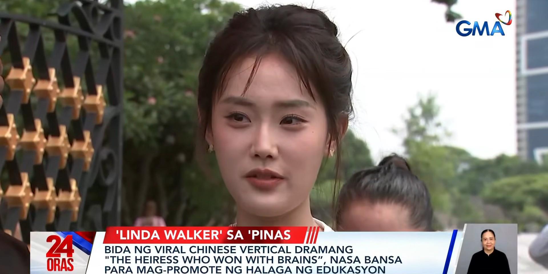 'Linda Walker' actress Zhang Yingfei now in PH to promote value of education