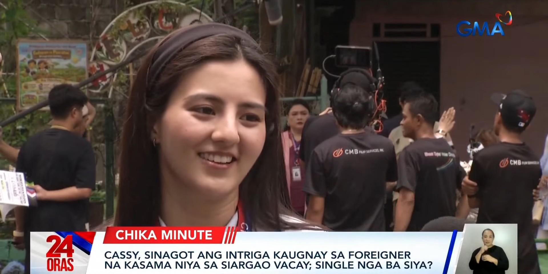 Cassy Legaspi clarifies foreigner she was with in Siargao 'just my friend'