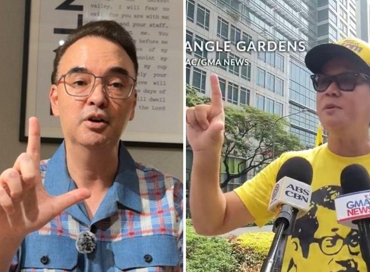 Senator Alan Peter Cayetano and ATOM president Volt Bohol