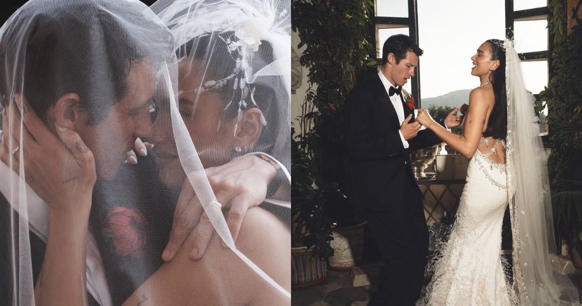 Dua Lipa shares first look at Sicily wedding with Callum Turner