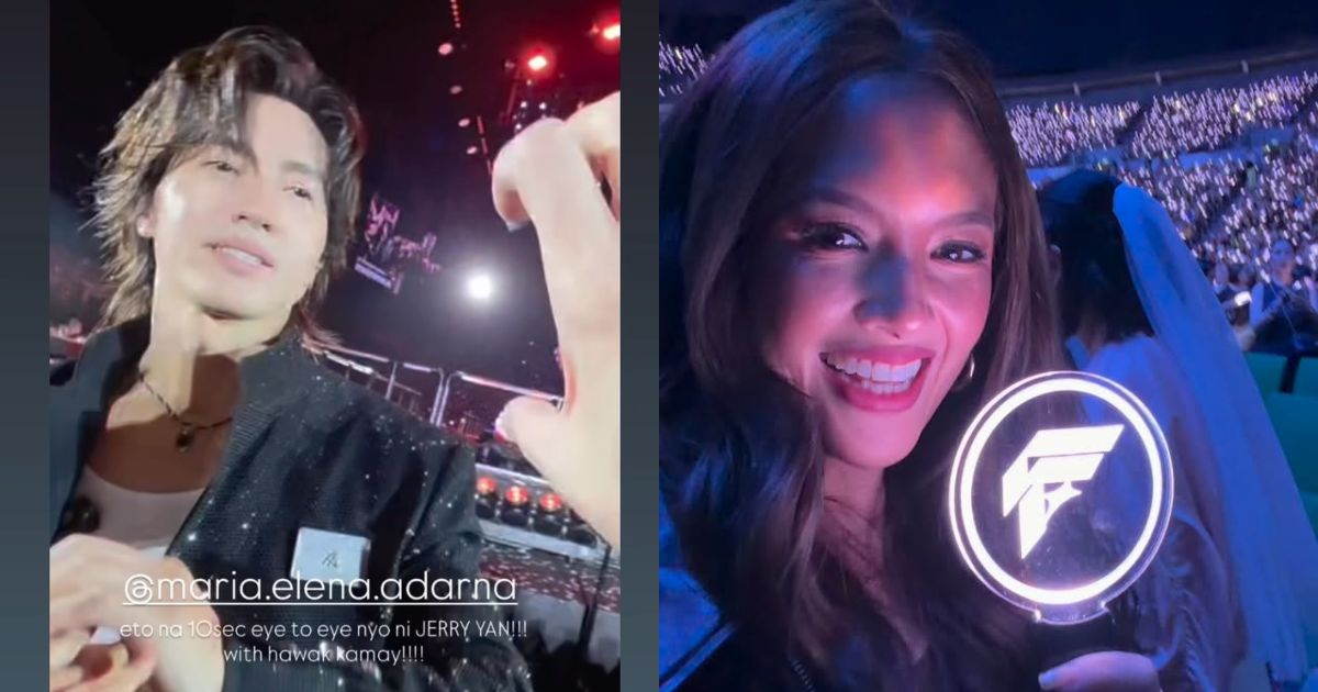Ellen Adarna has kilig interaction with Jerry Yan at F4 concert