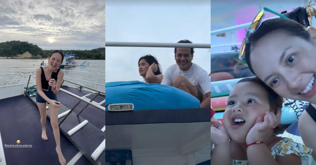 Ellen Adarna, John Lloyd Cruz, Isabel Santos go on Boracay trip with friends