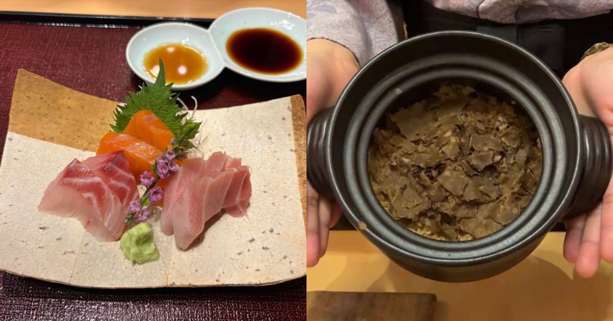 At this Japanese restaurant, the truffle claypot rice steals the spotlight