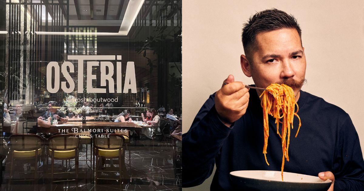 Josh Boutwood's Osteria is back for a limited run