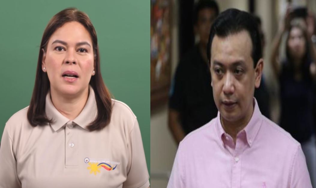 VP Sara Duterte and former Senator Antonio Trillanes IV