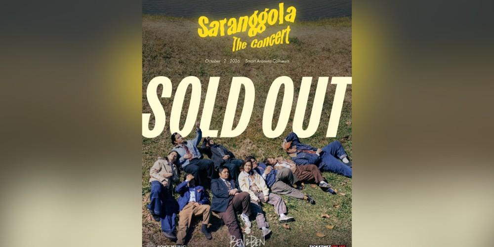 Ben&Ben’s ‘Saranggola’ concert now sold out Ben&Ben’s ‘Saranggola’ concert now sold out