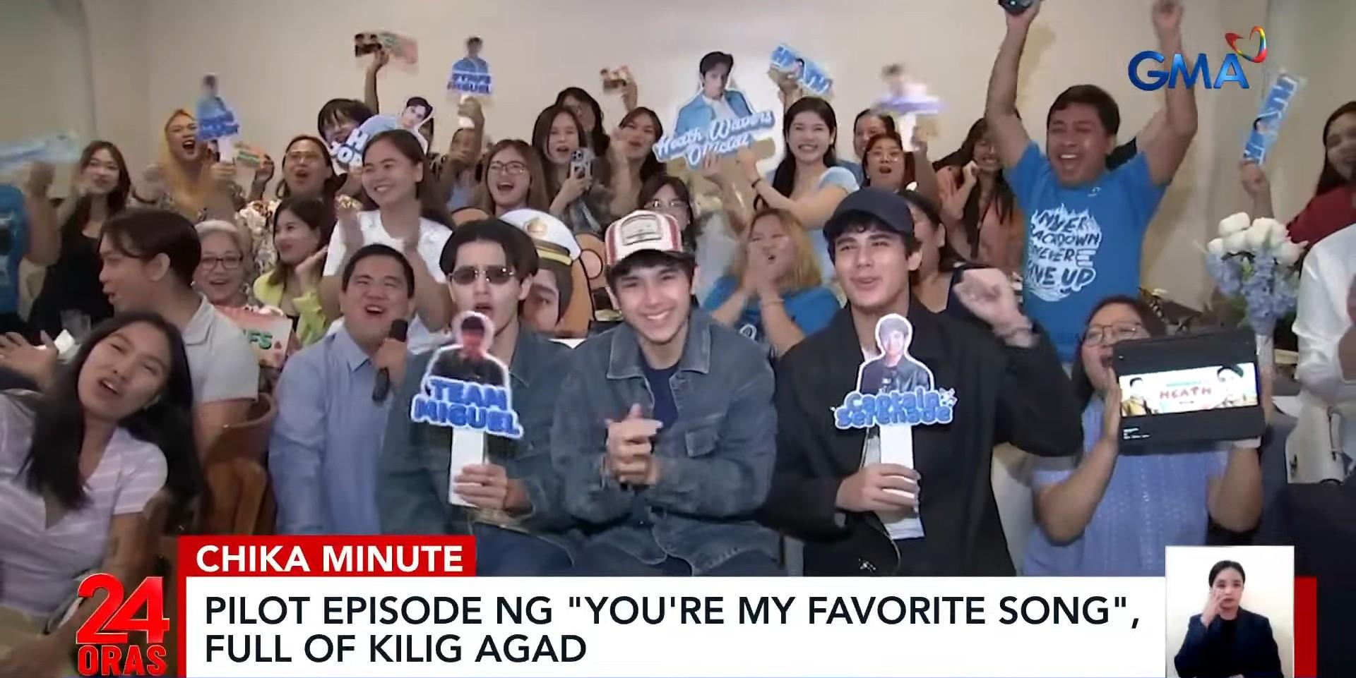 ‘You’re My Favorite Song’ cast holds watch party with fans for pilot episode 