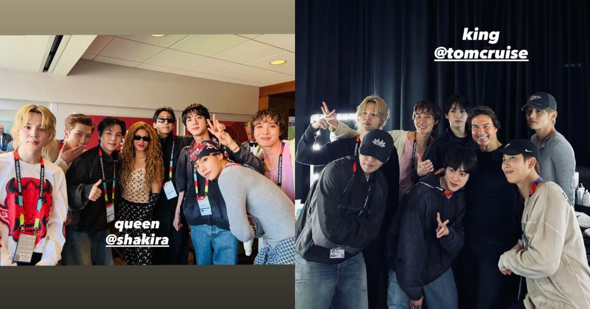 BTS meets Shakira, Tom Cruise at FIFA World Cup