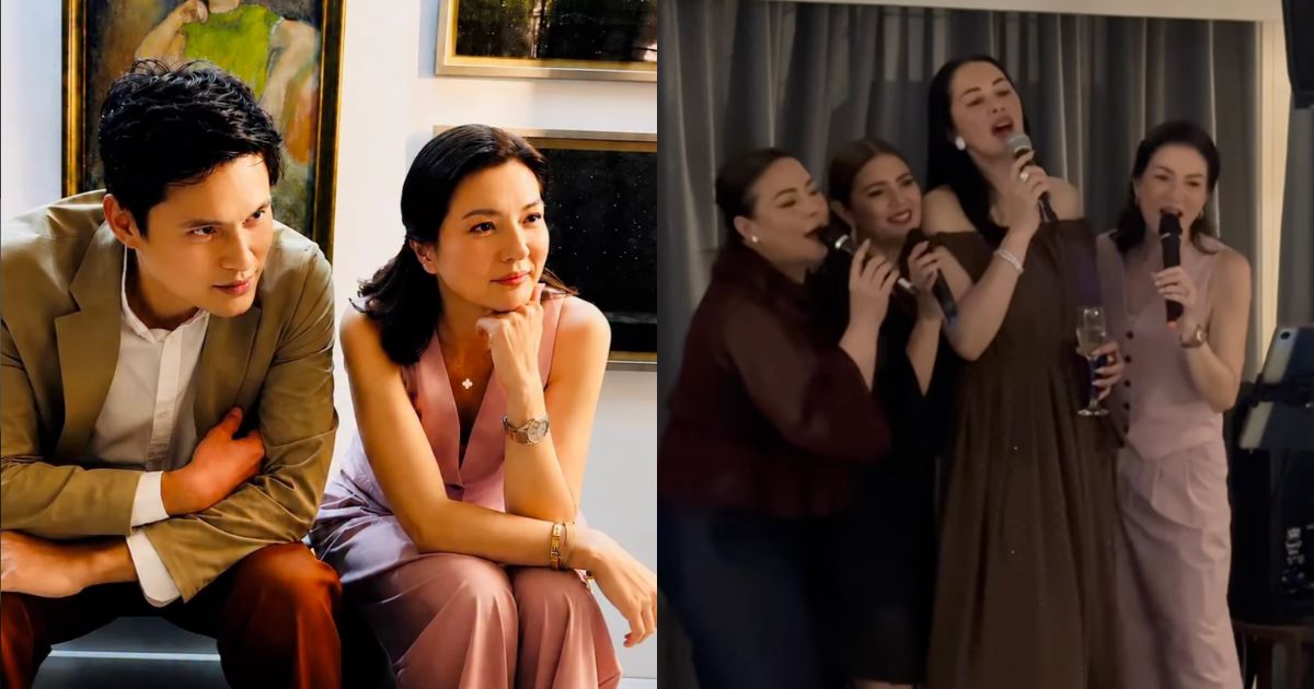 Zoren Legaspi attends ex-GF Ruffa Gutierrez's party with Carmina Villaroel