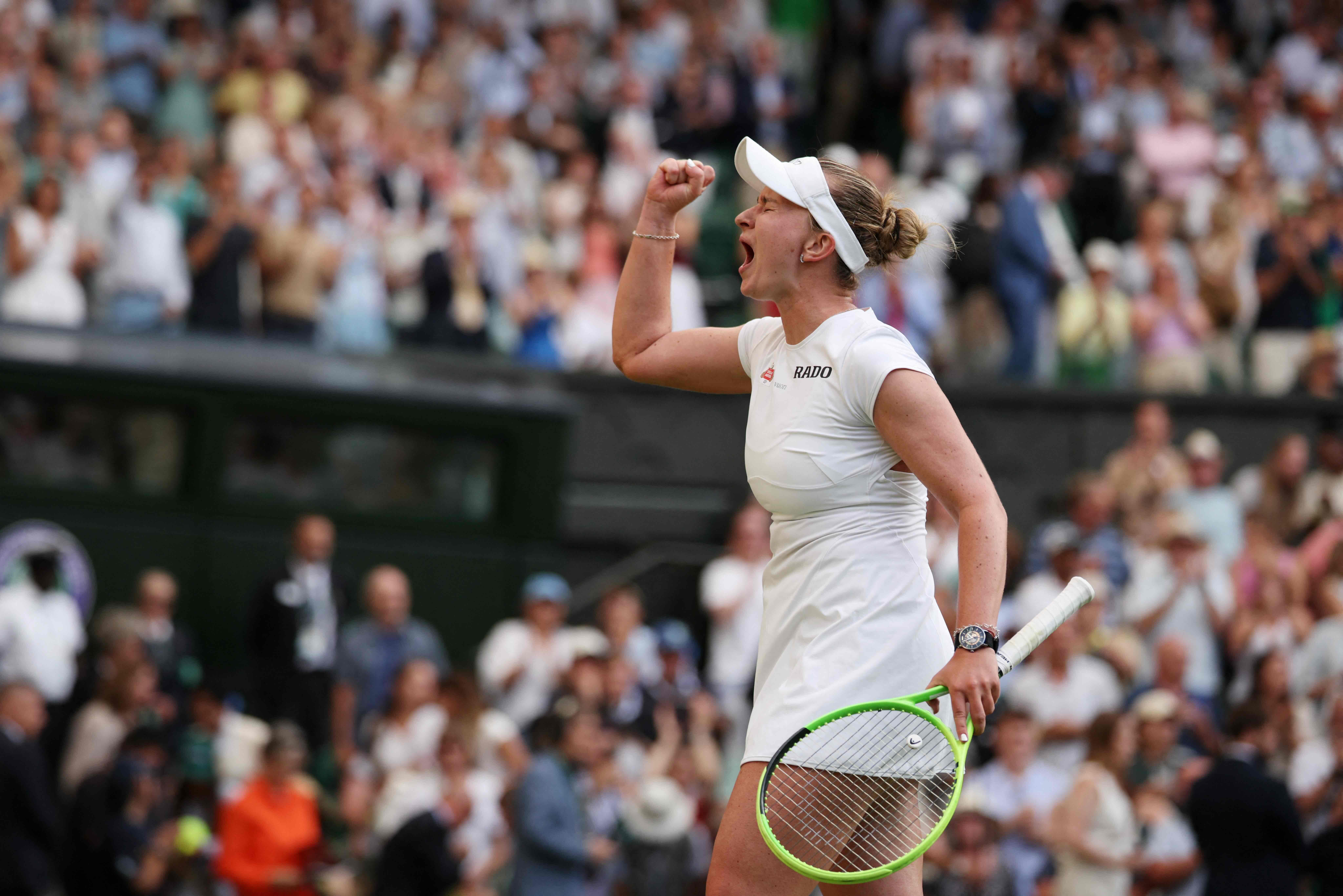 Former champion Krejcikova rallies past Andreeva into Wimbledon third round