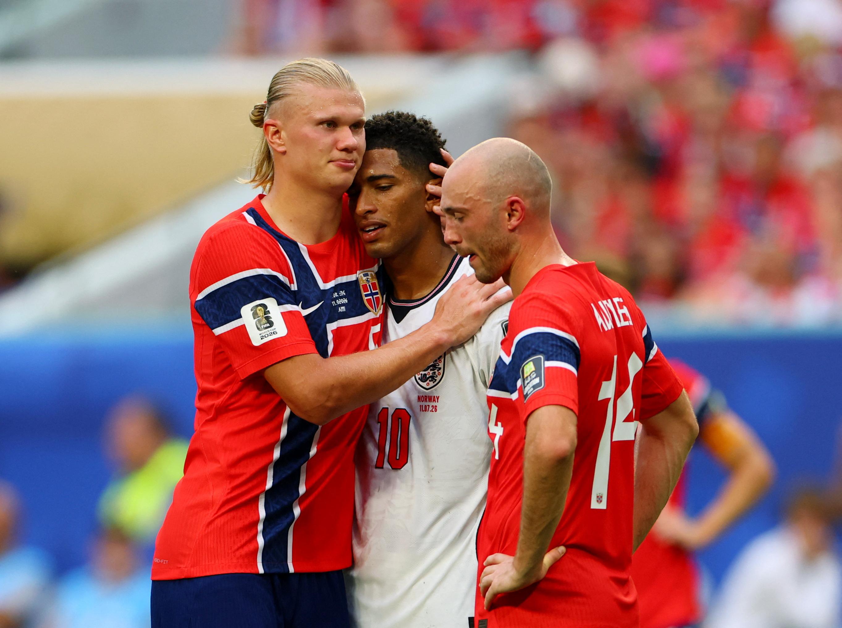 FIFA World Cup Norway Erling Haaland England Jude Bellingham