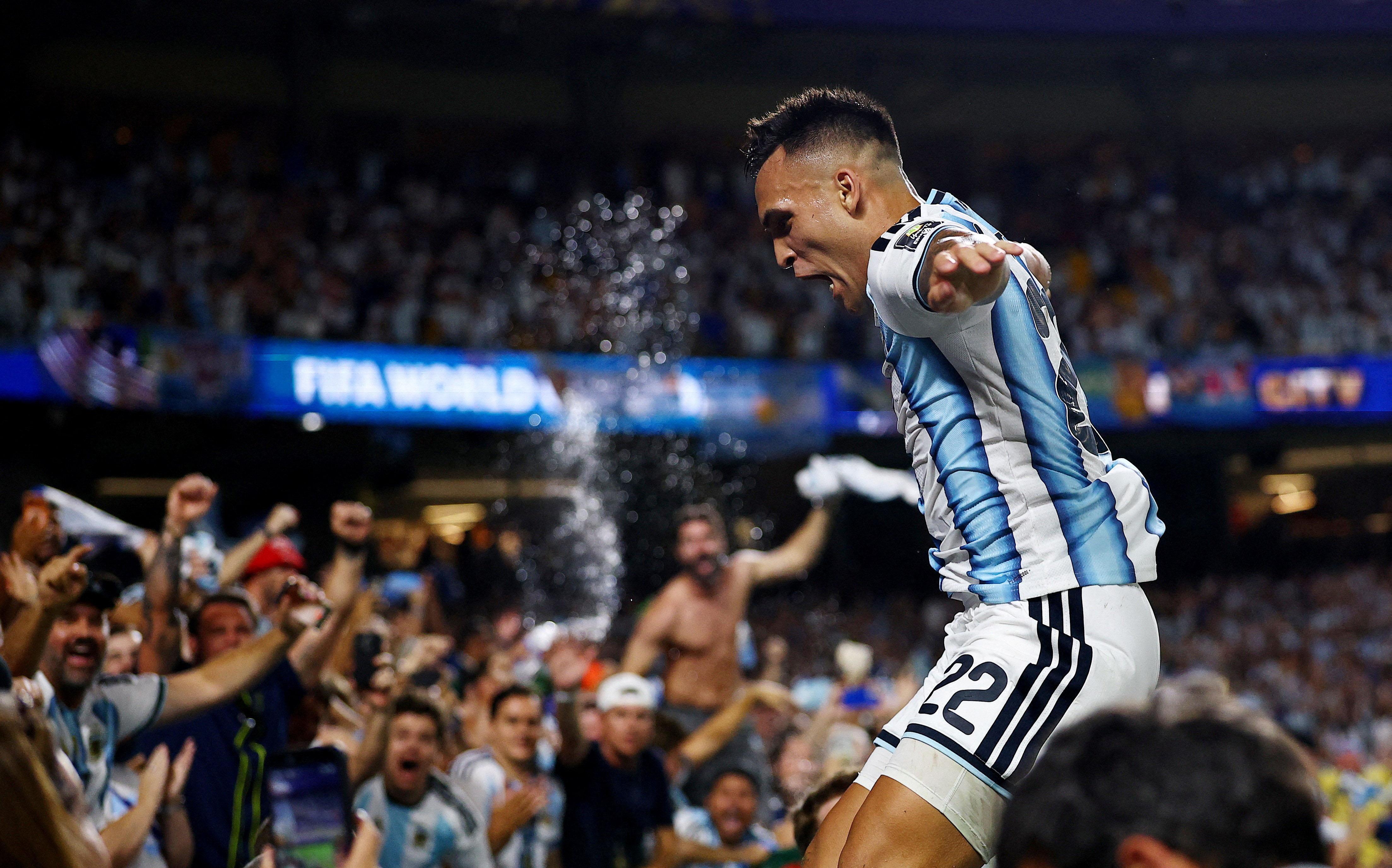 FIFA World Cup: Lautaro Martinez of Argentina