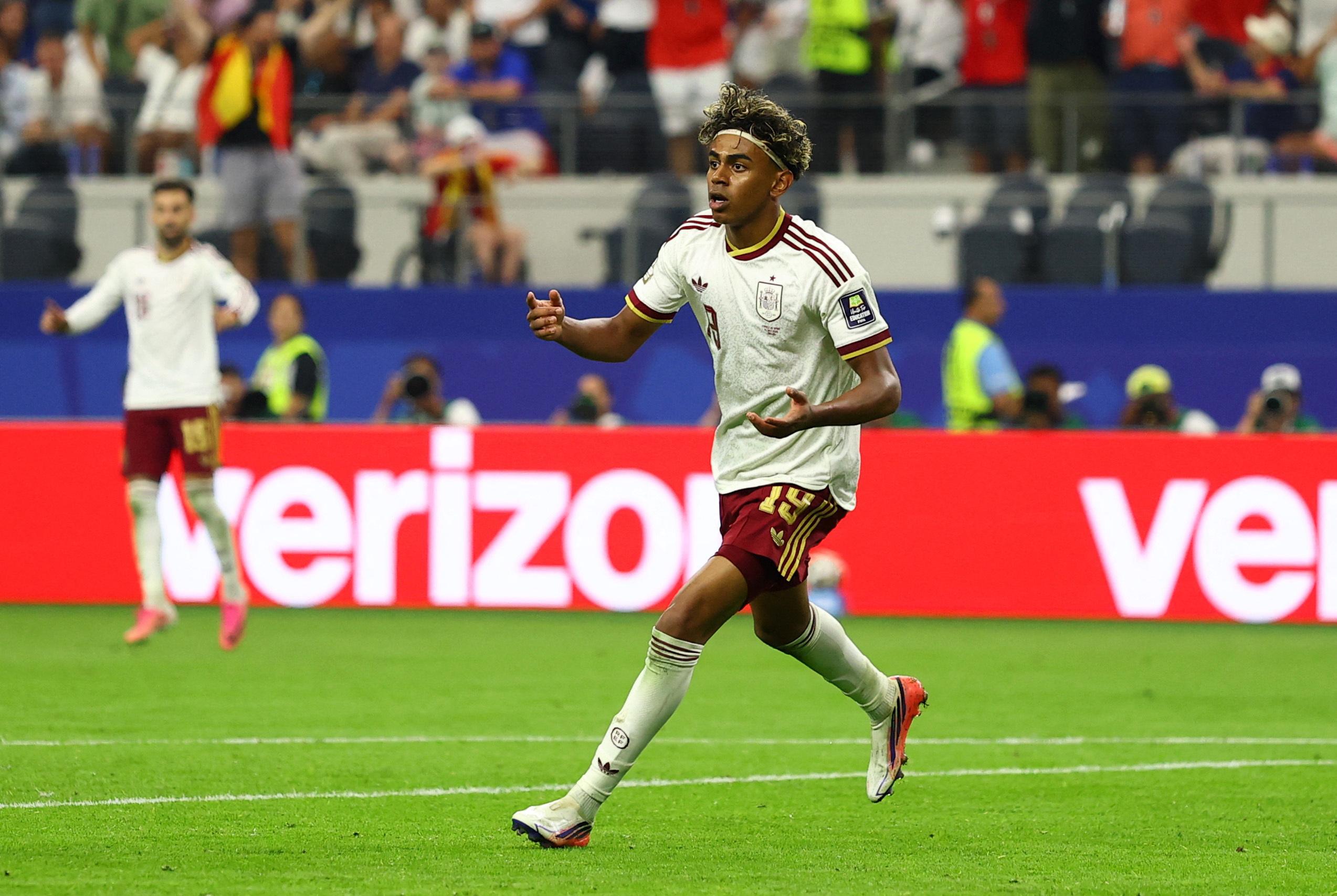 Spain's Yamal aims to join elite club of teenage FIFA World Cup winners