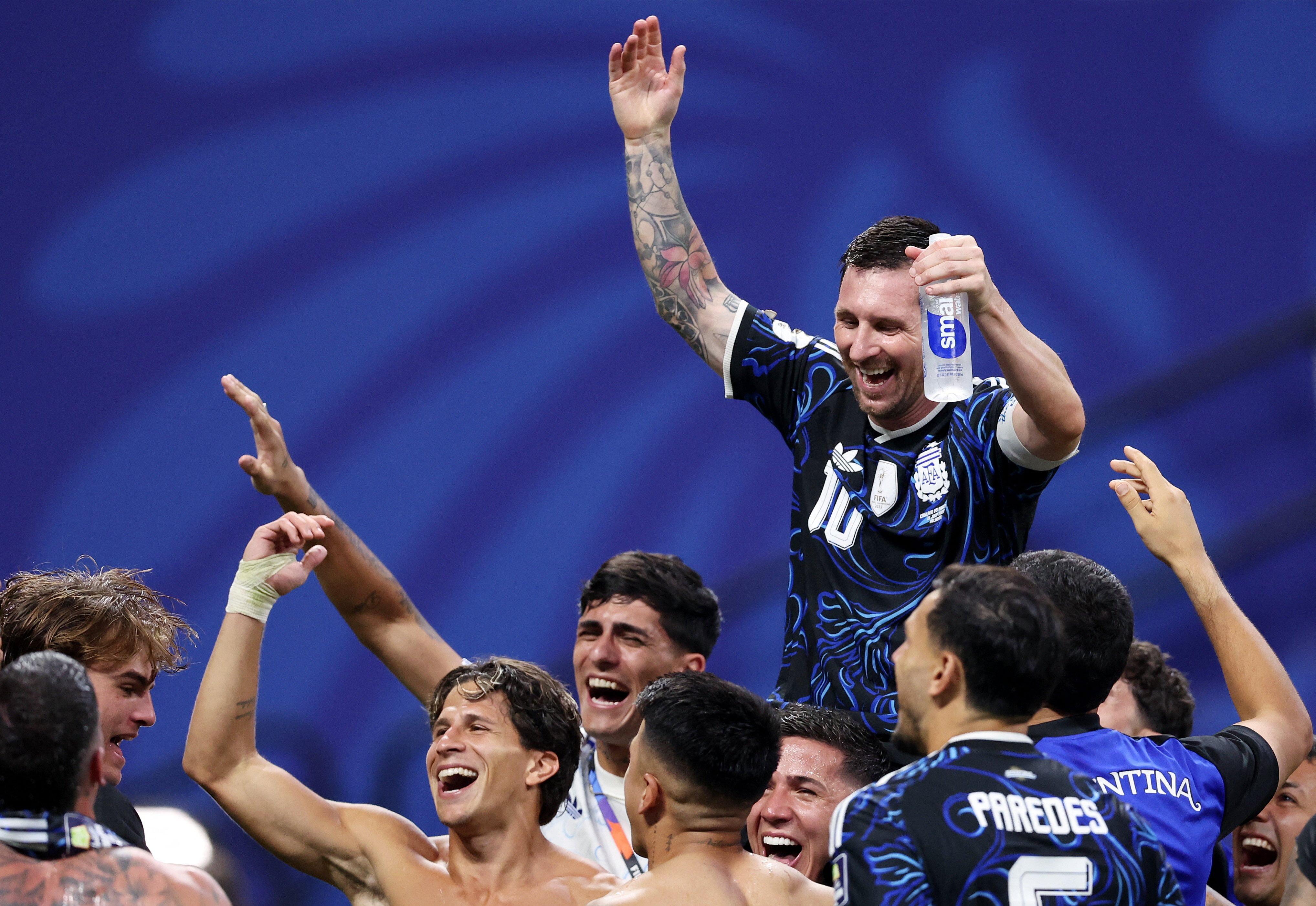 FIFA World Cup: Argentina beat England 2-1 to set up final against Spain