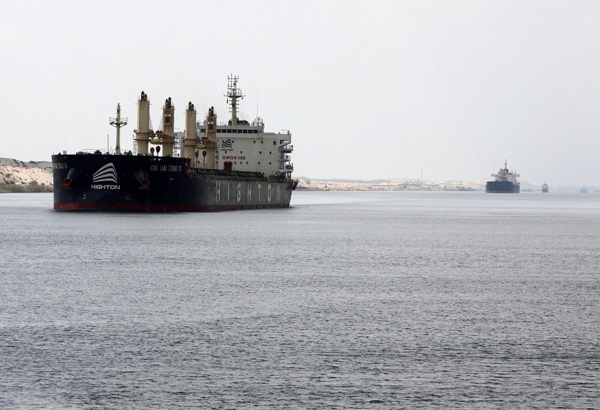 Drone strike damages vessels at Egypt’s Damietta port near Suez Canal