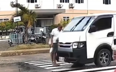 Senior citizen, sugatan matapos mabundol ng van sa pedestrian lane sa Quezon