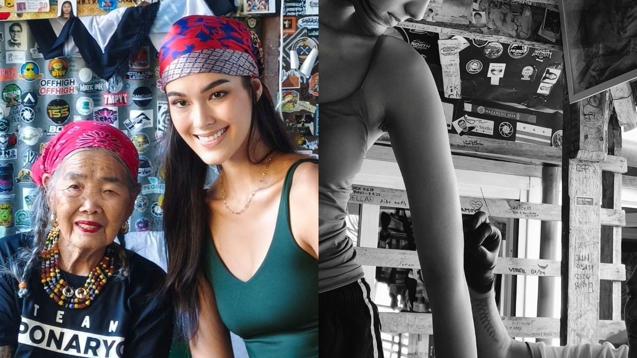 Bea Millan-Windorski gets traditional tattoo by Apo Whang-Od's niece