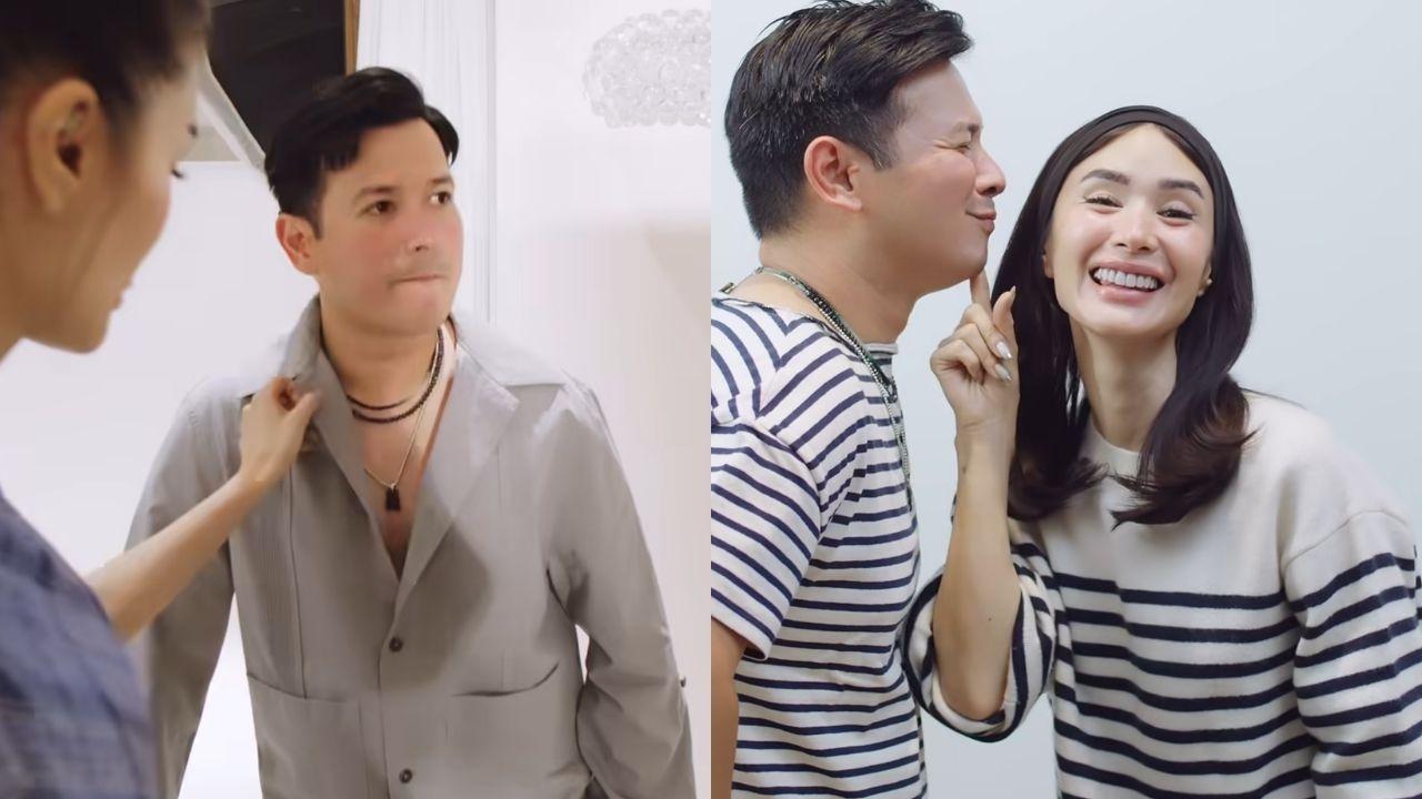 Heart Evangelista styles John Prats for photoshoot
