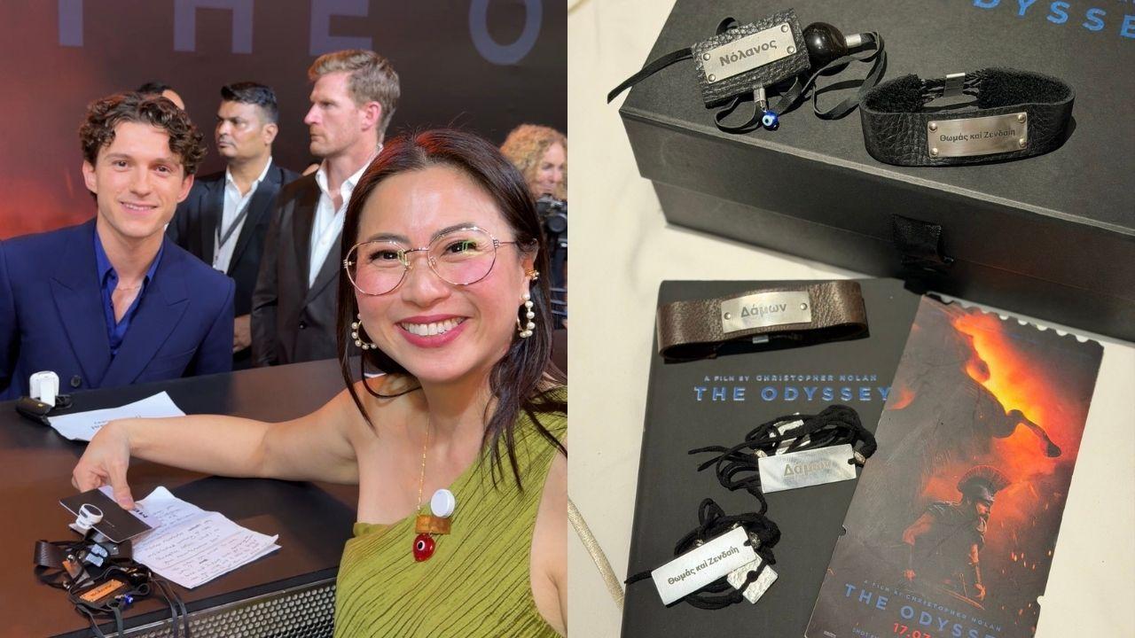 Lyn Ching got to give personalized gifts to 'The Odyssey' cast