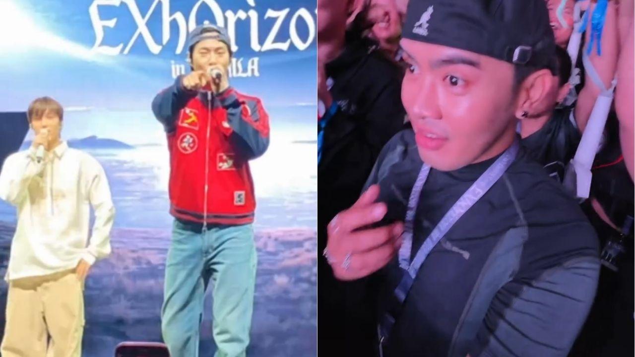 Arshie Larga gets noticed by EXO twice at Manila concert