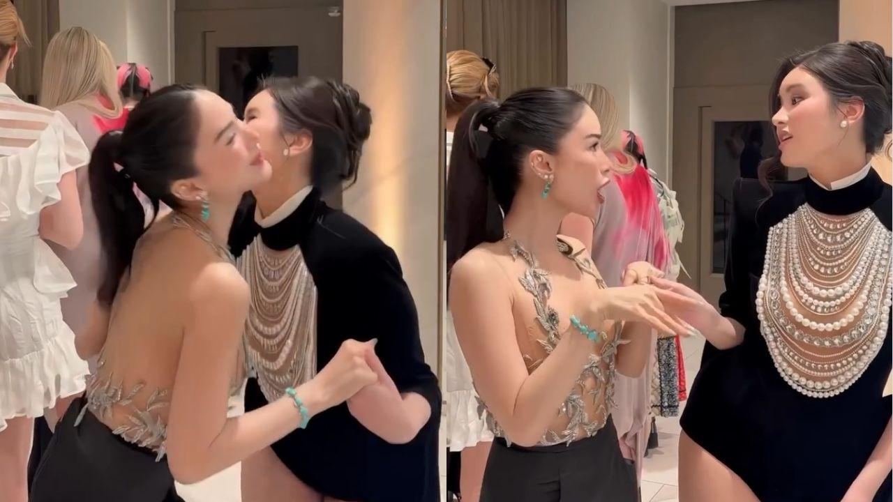 Heart Evangelista hits it off with Thai TikTok star Aon Somrutai in Paris