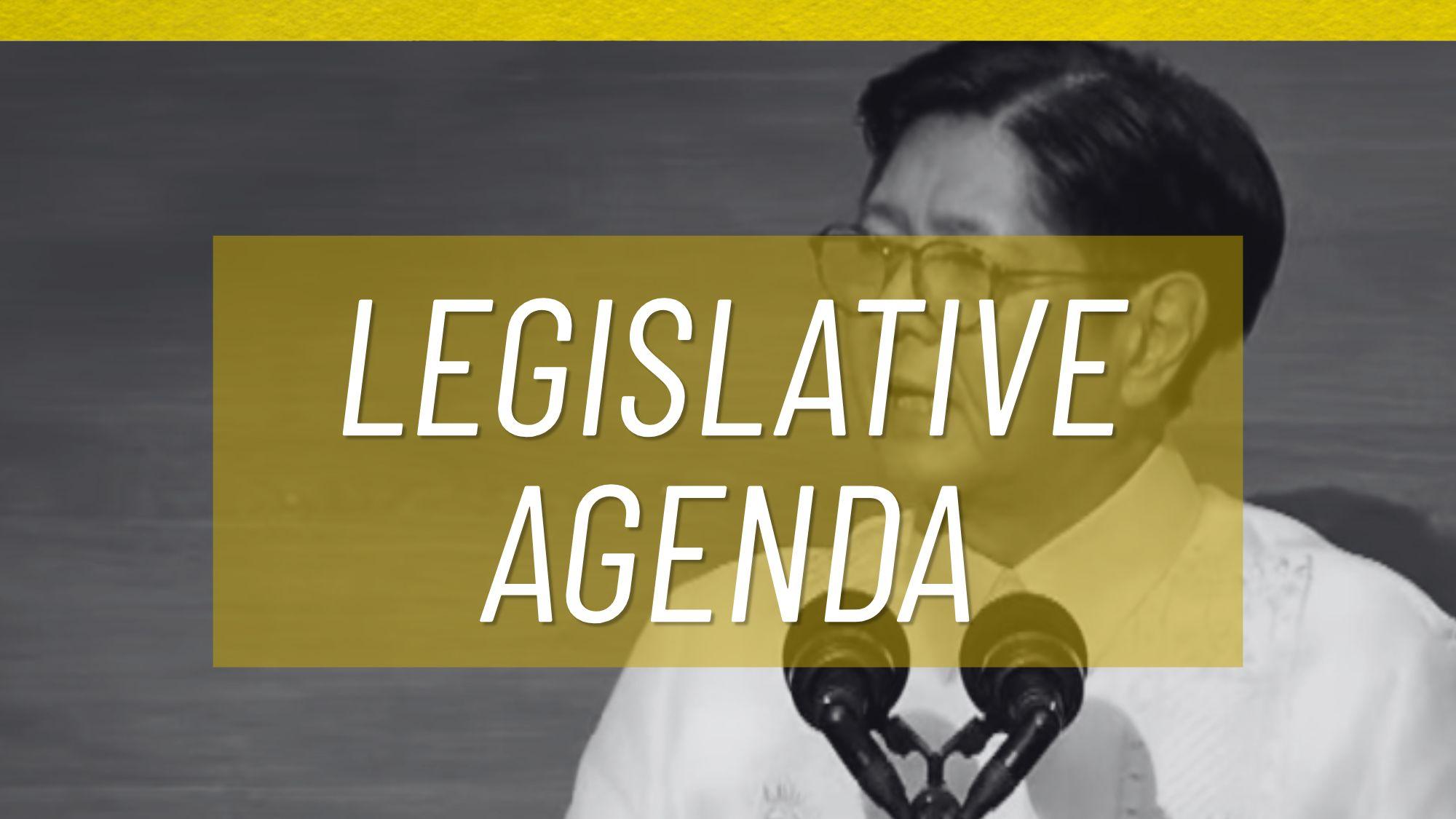SONA 2026 President Bongbong Marcos: Legislative Agenda