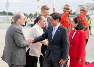 Marcos arrives in Vancouver as PH, Canada eye deeper ties