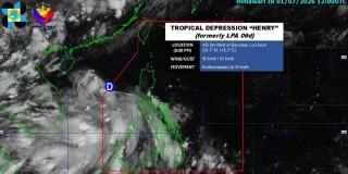Henry outside PAR, monitoring continues says PAGASA