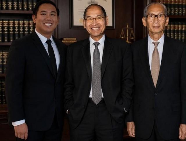 Dean Suba with father Felix and son Ferdinand Jr.: Public service and the law were part of everyday life. Courtesy: The FilAm