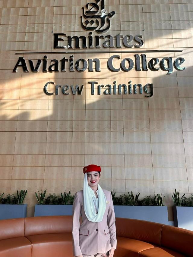 'People only see the perks. They don't see the work behind it,' Deserie shares about the realities of the job as a flight attendant. Courtesy: Deserie Balajadia
