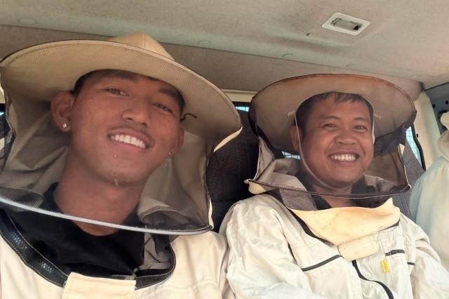 Jim Muico and Ilesalde Sopero Jr. are colleagues in a Hungarian construction firm. Affected by Hungary's new decree on guest workers, they have no choice but to go back to the Philippines. Photo: Ilesalde Sopero Jr.
