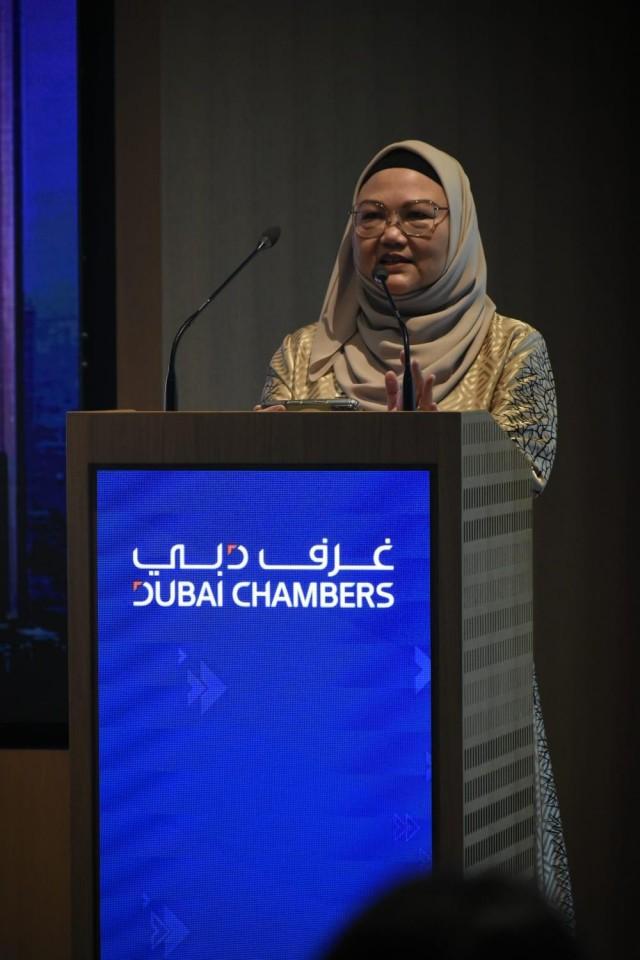 'This country has never treated the expat business community as an afterthought. The support has been steady and deliberate,' says Evangeline Asiyah Monjardin, head of the Philippine Business Council - Dubai and the Northern Emirates told Filipino business leaders at a recent symposium on resilience at the Dubai Chamber of Commerce (DCC). Courtesy: Philippine Business Council - Dubai and the Northern Emirates