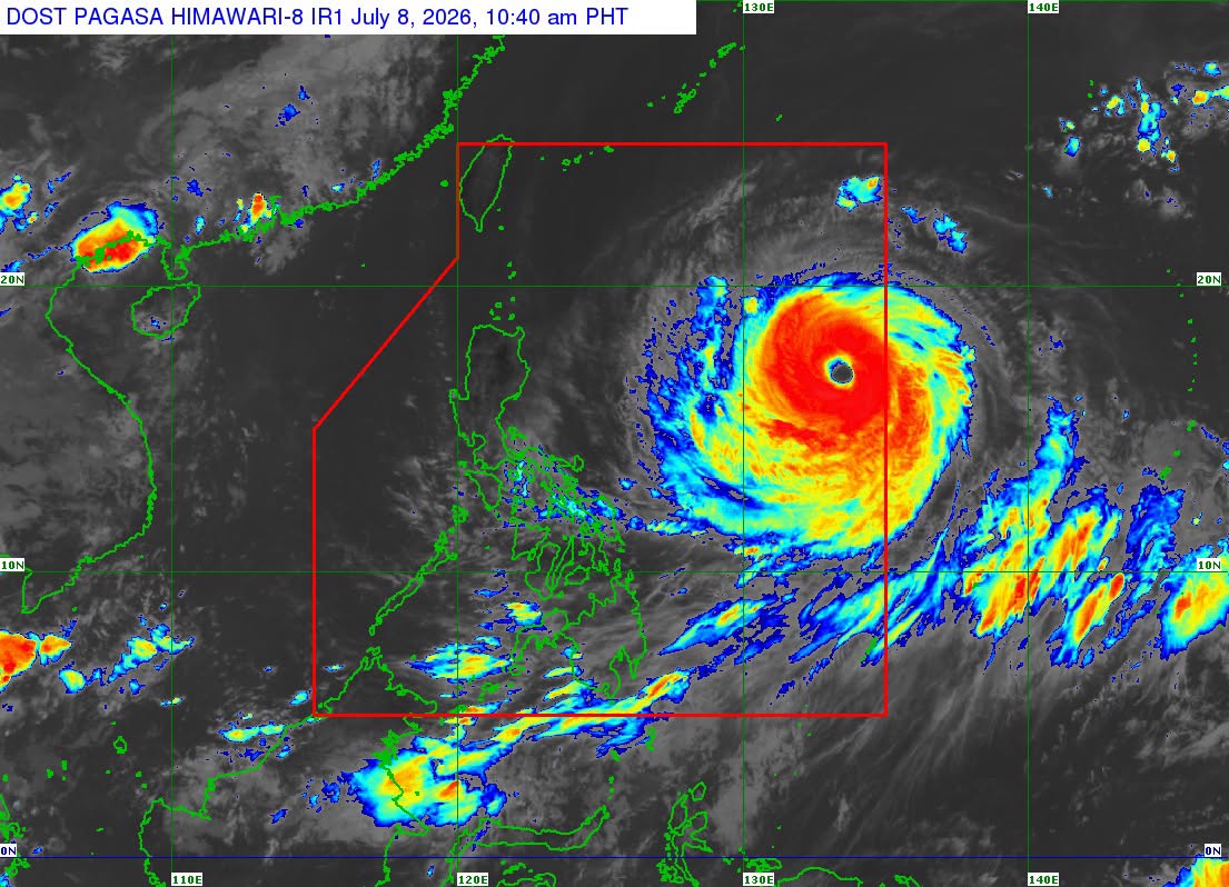 Super Typhoon Inday slightly intensifies, Signal No. 1 raised in 12 areas