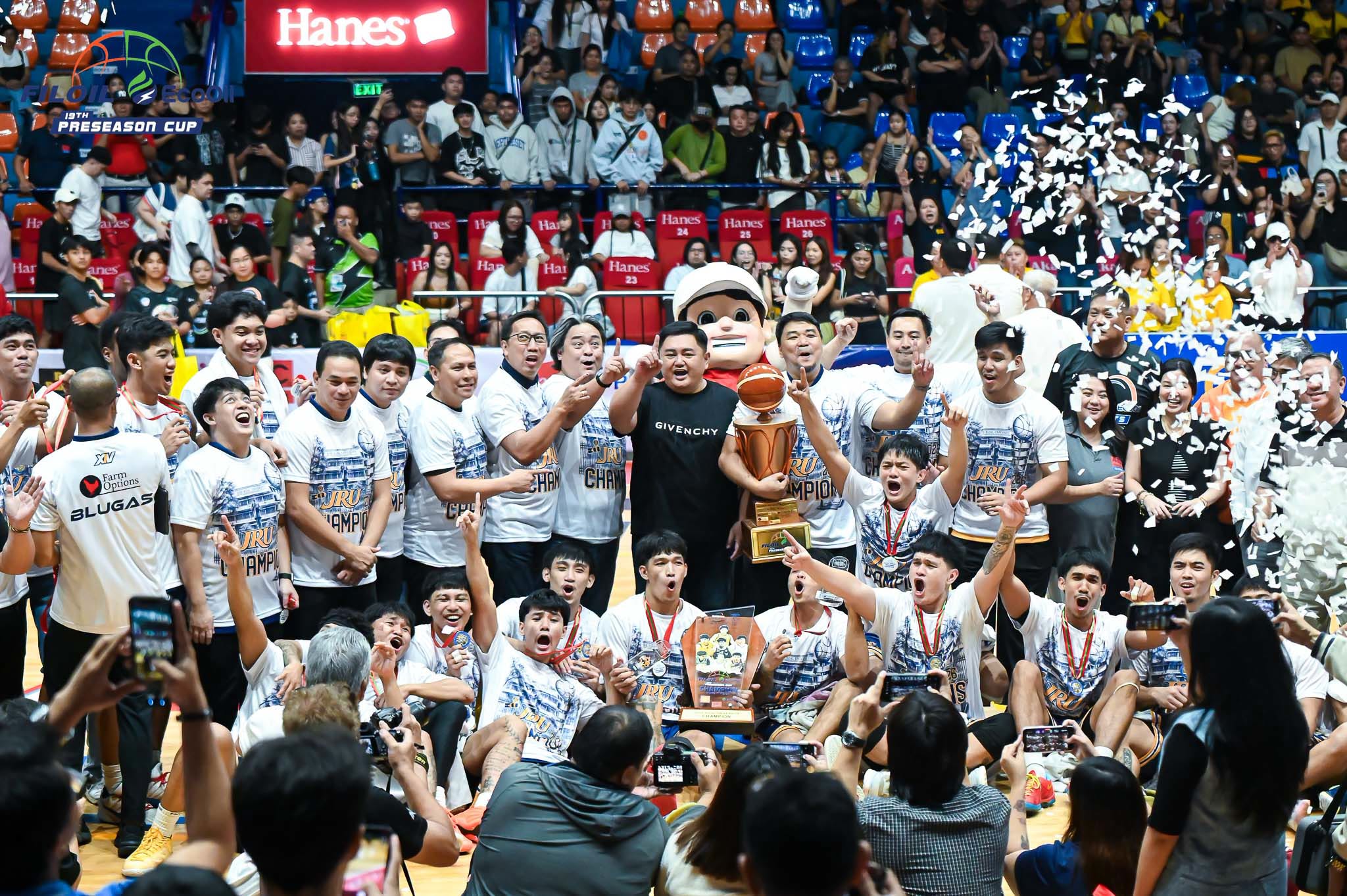 JRU downs San Beda, clinches first-ever Filoil Preseason title