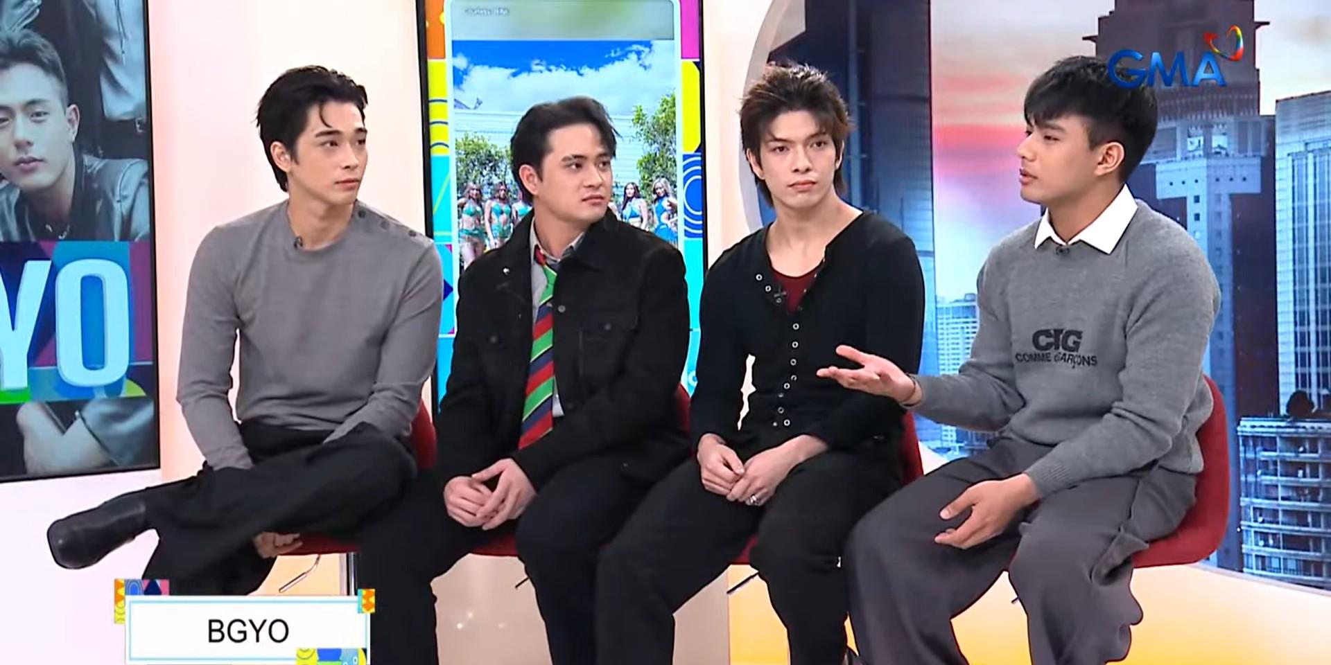 BGYO on BINI's association with them: 'Sinusuportahan po namin ang bawat isa'