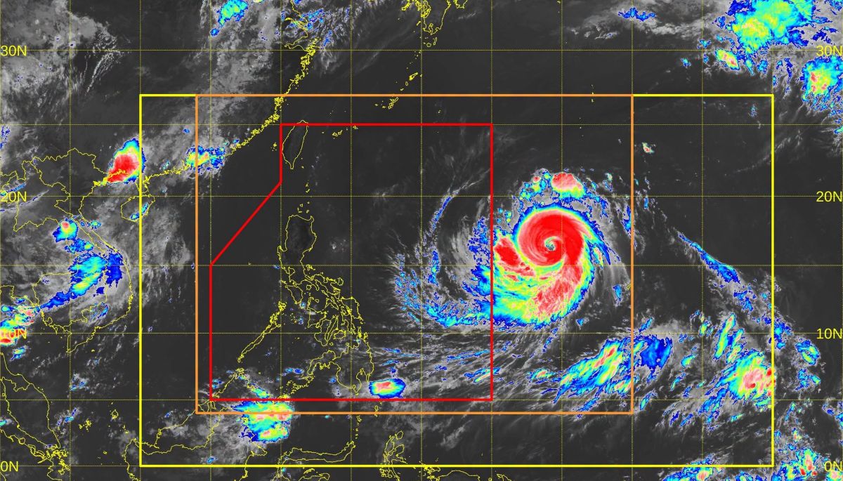 Super Typhoon Bavi slows slightly outside PAR 