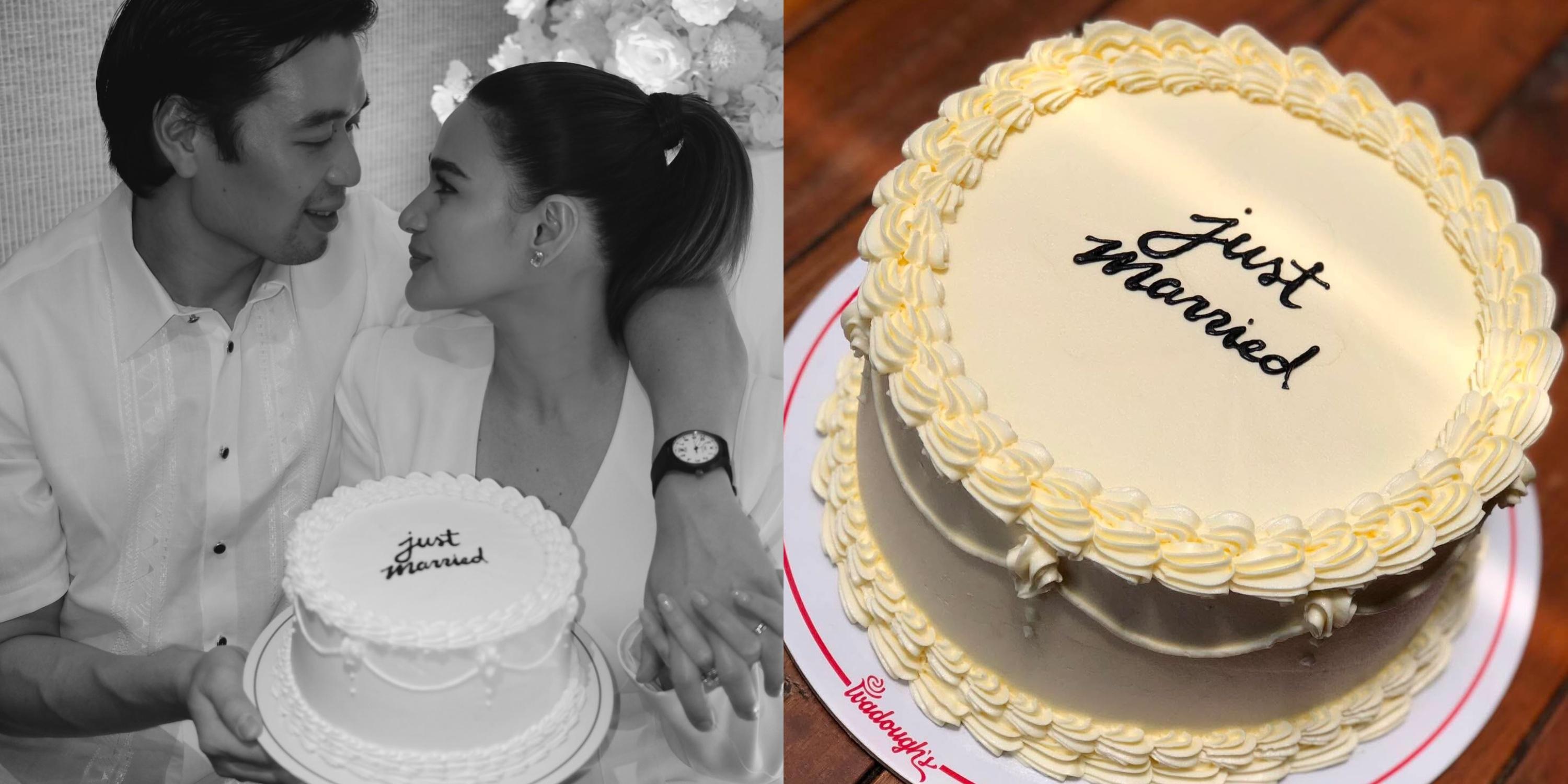 Bea Alonzo and Vincent Co’s wedding cake was a P3,000 ‘regular cake order’