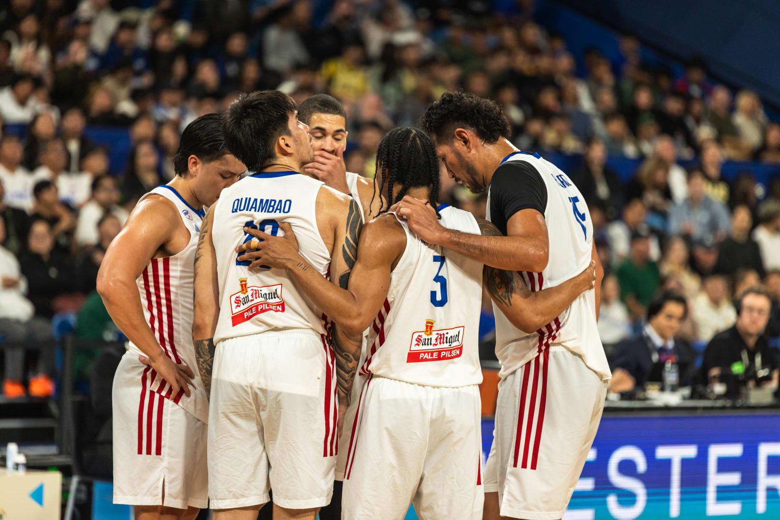 FIBA World Cup Asian Qualifiers: Gilas huddle vs Australia